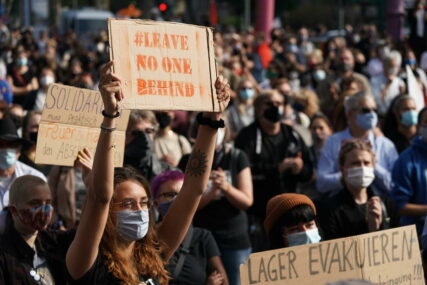 PROTEST U BERLINU Demonstranti traže da EU otvori granice za migrante