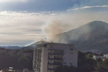 Požar kod Trebinja: Vatra na nepristupačnom terenu, ali ne ugrožava objekte