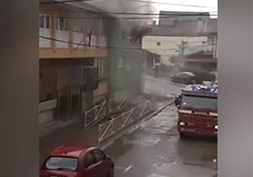 POŽAR U VRTIĆU Evakuisano 150 djece, dim kulja NA SVE STRANE (VIDEO)
