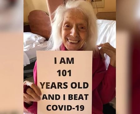 BAKA HEROJ Anđelina ima 101 godinu, pobijedila je tri smrtonosne bolesti, a sada i KORONU (FOTO)