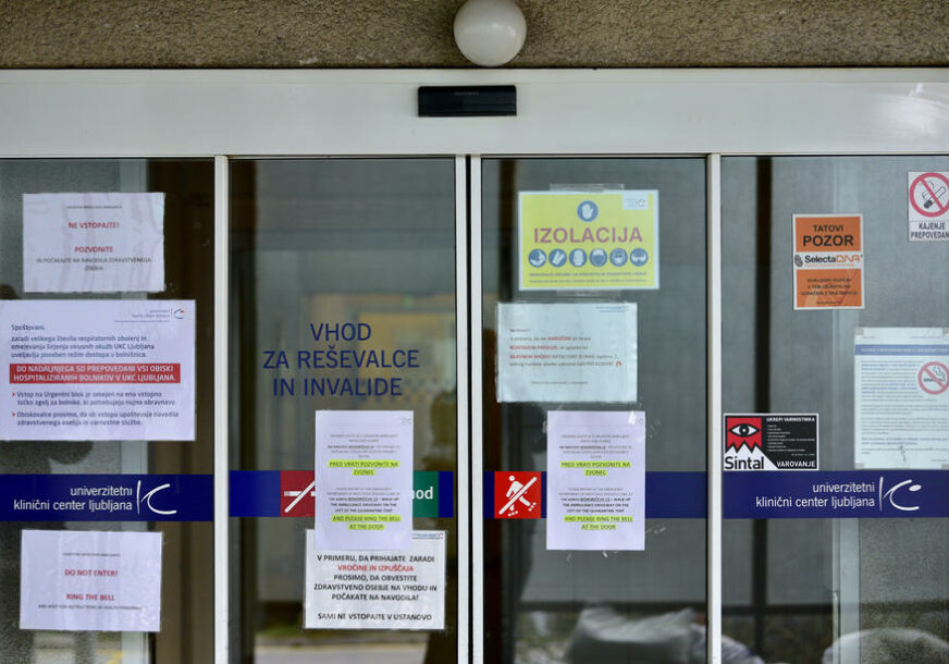 RASTE BROJ LJEKARA ZARAŽENIH KORONOM Najveća bolnica u Sloveniji traži volontere
