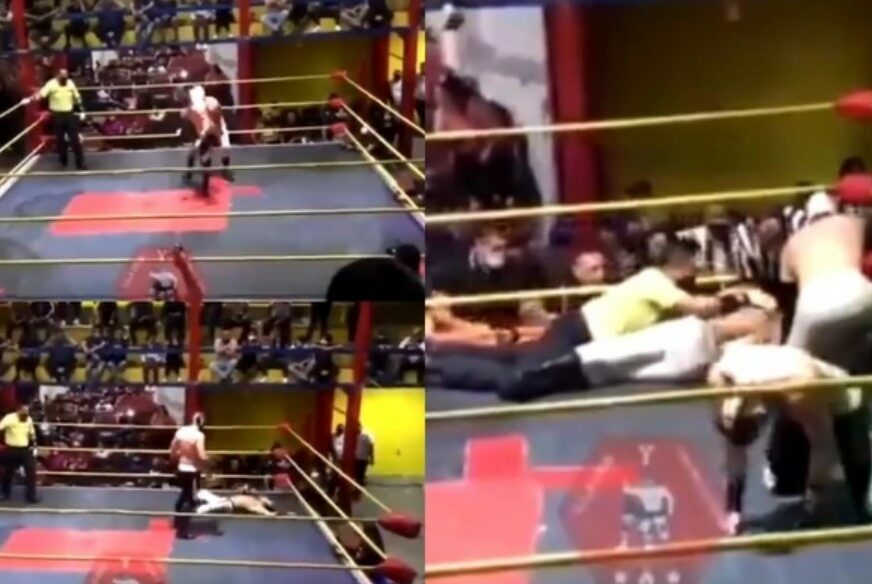 SMRT U RINGU Profesionalni rvač preminuo tokom borbe, svi su mislili DA GLUMI (UZNEMIRUJUĆI VIDEO)