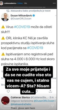FOTO: CUKTERASSLAVICA/INSTAGRAM/SCREENSHOT