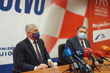 SASTANAK S ČOVIĆEM U MOSTARU Dodik pozvao Srbe da se okupe oko zajedničke liste, a ovo su ZAKLJUČCI DVOJICE LIDERA