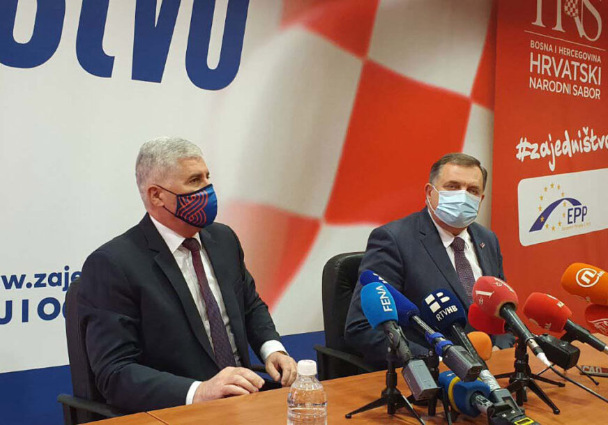 SASTANAK S ČOVIĆEM U MOSTARU Dodik pozvao Srbe da se okupe oko zajedničke liste, a ovo su ZAKLJUČCI DVOJICE LIDERA