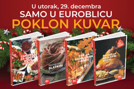 NOVOGODIŠNJA SEDMICA DARIVANJA "EuroBlic" danas poklanja četiri kuvara