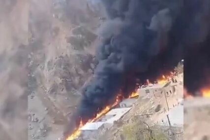 POŽAR NA NAFTOVODU U IRANU Curenje tečnosti i vatra stavljeni POD KONTROLU (VIDEO)