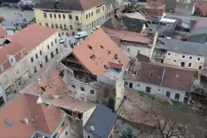 APOKALIPTIČNI PRIZORI Pogledajte kako izgleda Petrinja iz vazduha nakon zemljotresa (VIDEO)