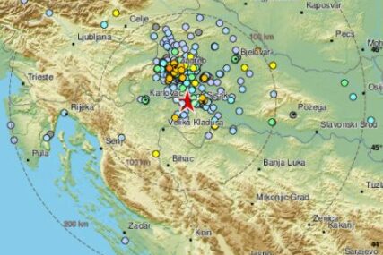 ZEMLJA I DALJE PODRHTAVA Novi potres jačine 3,9 Rihtera nedaleko od Siska, tresao se i Zagreb
