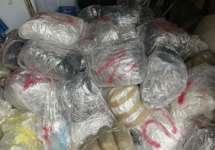 REZULTATI AKCIJE "STORIDŽ" U Gradiški otkriveno 460 kilograma droge skank