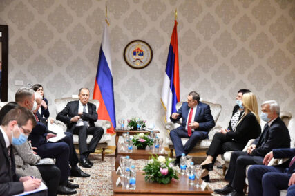 PROŠIRIVANJE PRIJATELJSKIH VEZA Dodik i Lavrov razgovarali o otvaranju RUSKE AMBASADE U BANJALUCI