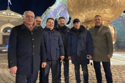 "PRED USPRAVLJENIM STEFANOM NEMANJOM" Delegacija Ujedinjene Srpske prisustvovala otkrivanju spomenika u Beogradu