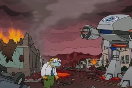 SVIJET U PLAMENU, ZGRADE UNIŠTENE Simpsonovi predvidjeli haos ispred Kapitola (VIDEO)
