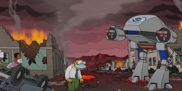 SVIJET U PLAMENU, ZGRADE UNIŠTENE Simpsonovi predvidjeli haos ispred Kapitola (VIDEO)