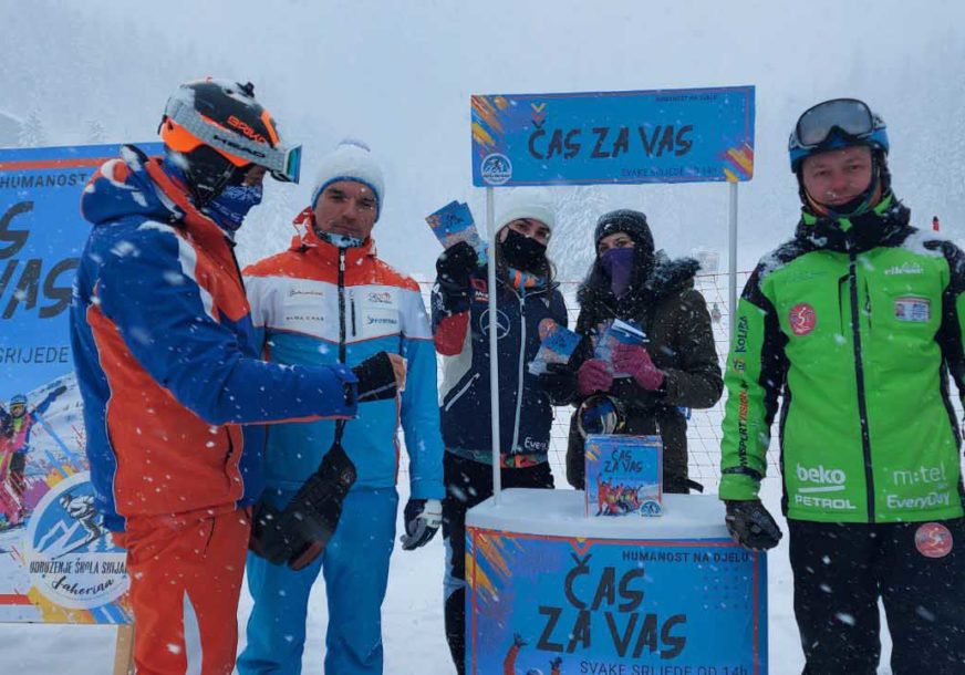 "ČAS ZA VAS" Na Jahorini prikupljeno 715 KM za liječenje Marka Pavlovića (17), akcija traje do kraja sezone skijanja