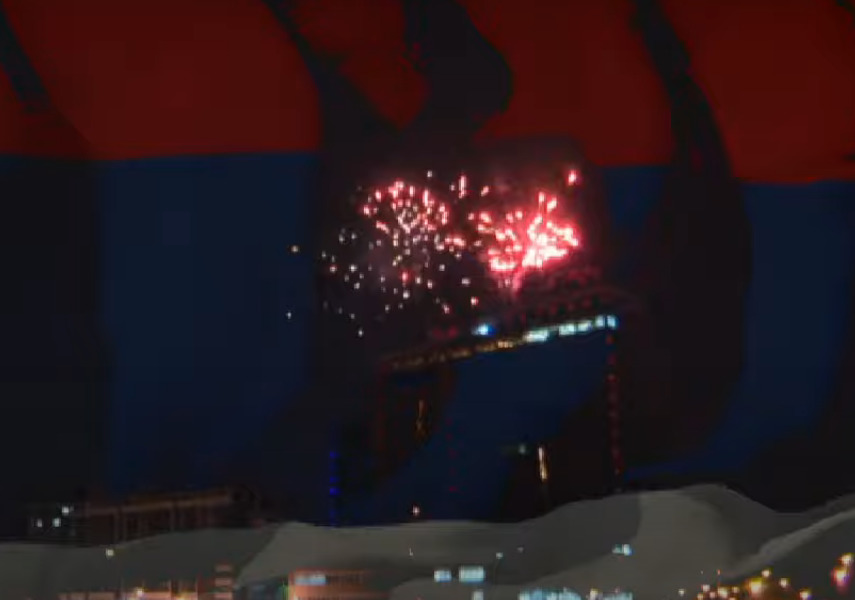 PREDIVAN PRIZOR U čast Dana Republike spektakularan vatromet u Banjaluci (VIDEO)