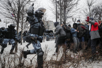 DEMONSTRACIJE U RUSIJI Uhapšeno oko 200 ljudi, izašli na ulice da podrže Navaljnog i na -50 stepeni