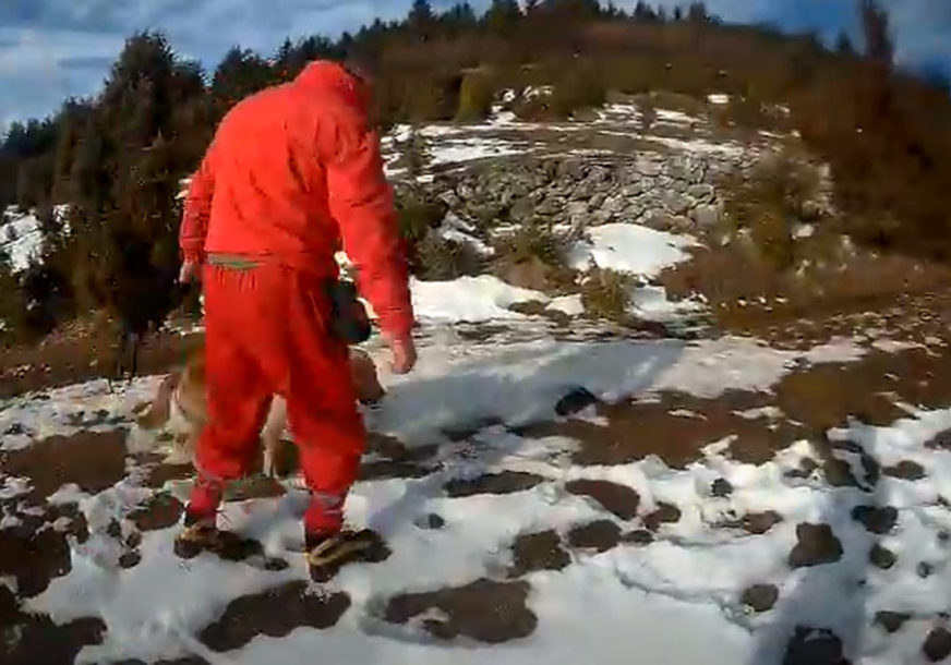 SREĆAN KRAJ SPASAVANJA Helikopterom evakuisan planinar sa Visočice