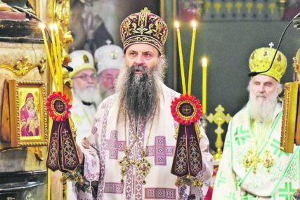"Ne postoji ništa naše, a da nije pravoslavno" Patrijarh Porfirije služio liturgiju u Crkvi Svetog Marka u Beogradu