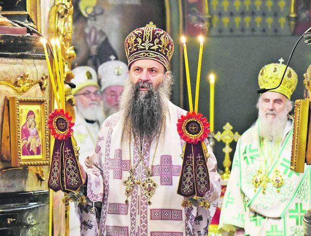 "Ne postoji ništa naše, a da nije pravoslavno" Patrijarh Porfirije služio liturgiju u Crkvi Svetog Marka u Beogradu