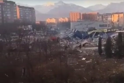 ESKPLOZIJA U RUSIJI Supermarket sravnjen sa zemljom, strahuje se da ima ljudi pod ruševinama