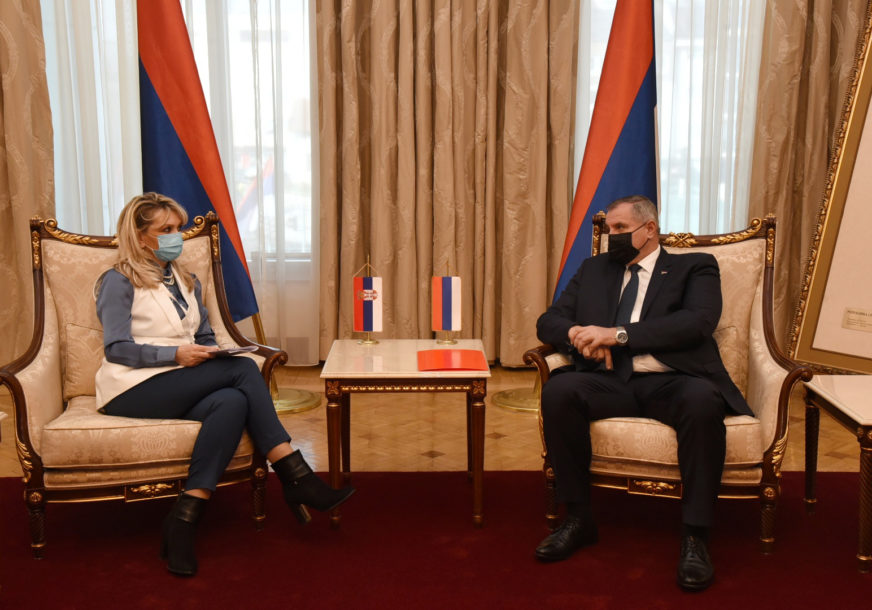 Višković nakon sastanka sa konzulom: Odnosi Republike Srpske i Srbije na visokom nivou