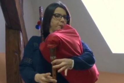 "Gajde ne zna svako da svira, ni muškarci, a kamoli žene" Kad Stanislava izađe na scenu, postaje prava atrakcija