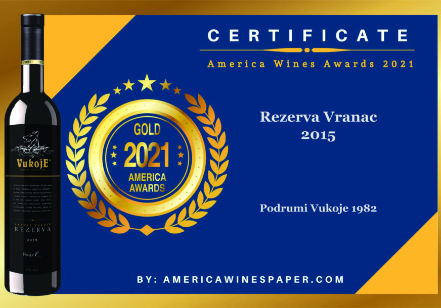 Pet medalja na američkom ocjenjivanju: Nova priznanja za vina „Vukoje“