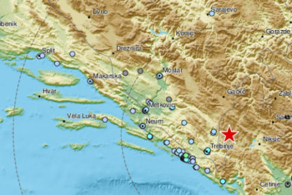TRESLA SE HERCEGOVINA Zemljotres jačine 3,8 stepeni po Rihteru između Bileće i Crne Gore