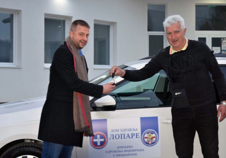 VRIJEDNA POMOĆ Majevičani iz Švajcarske donirali vozilo Domu zdravlja u Loparama