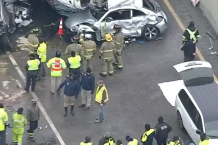Poginulo najmanje pet ljudi: U lančanom sudaru u Americi učestvovalo 100 vozila
