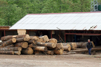 MANJA PROIZVODNJA, VEĆA PRODAJA Trupci najzastupljeniji drvni sortiment