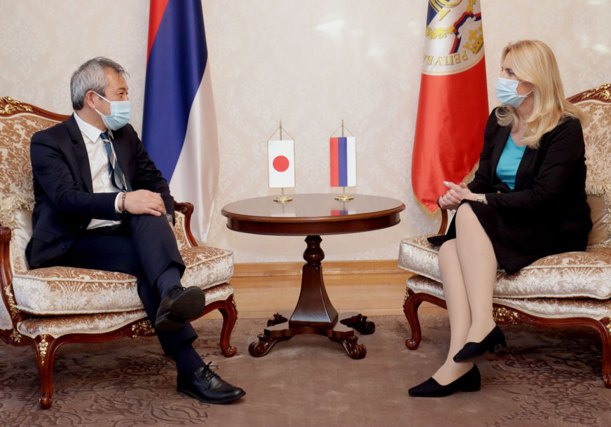 "Srpska u mogućnosti da organizuje imunizaciju" Cvijanovićeva razgovarala sa ambasadorom Japana u BiH