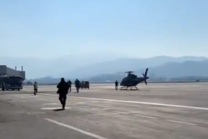 STIŽU VAKCINE IZ SRBIJE Dodik helikopterom sletio na aerodrom u Sarajevu, čeka se dolazak Vučića (VIDEO)