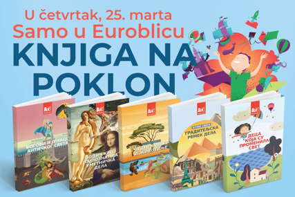 "EUROBLIC" PONOVO DARUJE Obogatite kućnu biblioteku uz poklon knjigu