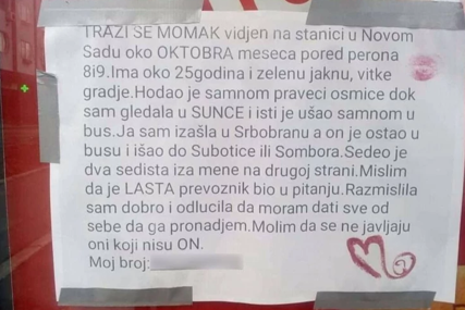 Ljubavi apel zapalio društvene mreže: Svi tragaju za "mladićem u zelenoj jakni sa stanice u Novom Sadu"