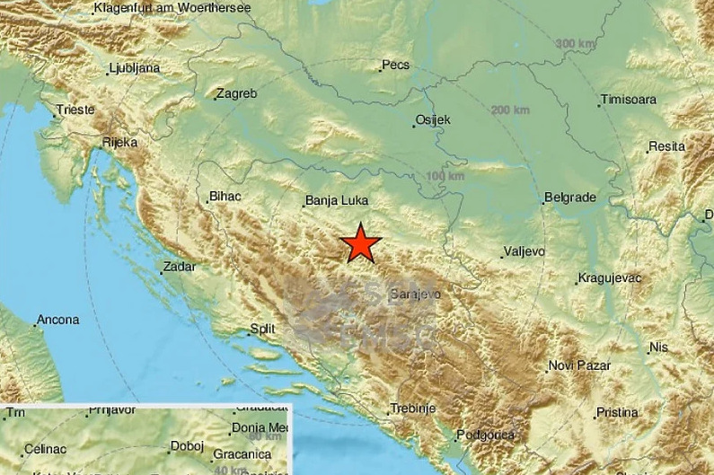 Podrhtavanje tla: Zemljotres snage 2,9 stepeni po Rihteru jutros zabilježen kod Zenice