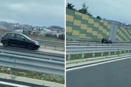 BAHATO DO DASKE Vozač divljao na auto-putu kod Sarajeva, vozio u suprotnom smjeru (VIDEO)