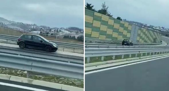 BAHATO DO DASKE Vozač divljao na auto-putu kod Sarajeva, vozio u suprotnom smjeru (VIDEO)