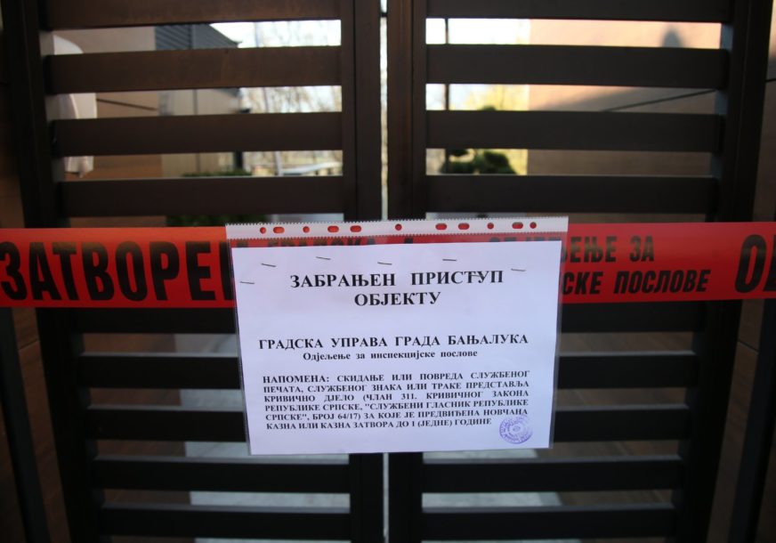 POSTAVLJENA TRAKA Od danas zatvorena "Kajak terasa" (FOTO)