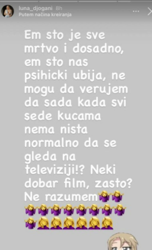 FOTO: LUNA_DJOGANI/INSTAGRA,/SCREENSHOT