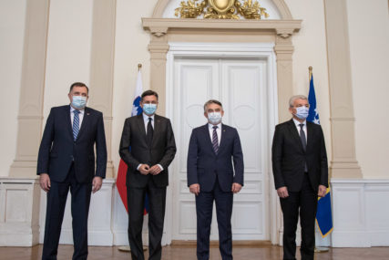 Pahor sa Dodikom u Sarajevu: Slovenija će donirati 4.800 doza vakcina BiH