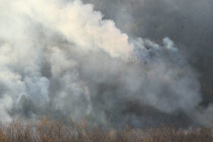 Veliki požar kod Sarajeva: Brojne vatrogasne jedinice na terenu