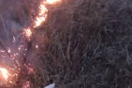 Požar kod Mostara: Gori nisko rastinje