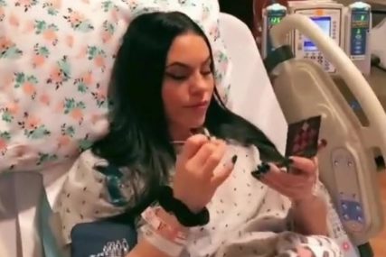 IZAZVALA BURU Našminkala se par minuta prije porođaja (VIDEO)