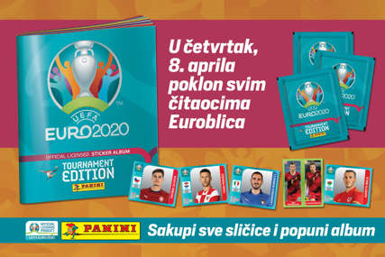 "EuroBlic" misli na LJUBITELJE FUDBALA: Uz primjerak novina danas na poklon dobijate album EURO 2020.