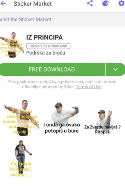 Zena preko vibera