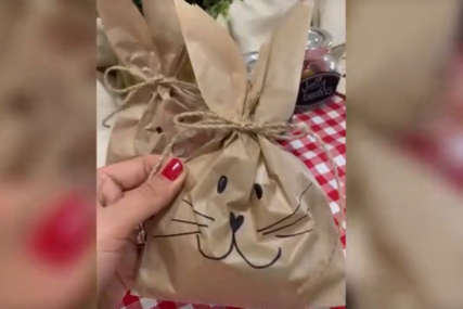 U ZECU SE NOSE JAJA Od obične papirne kese napravite vrećicu za uskršnje poklone (VIDEO)