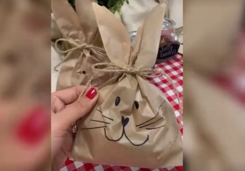 U ZECU SE NOSE JAJA Od obične papirne kese napravite vrećicu za uskršnje poklone (VIDEO)