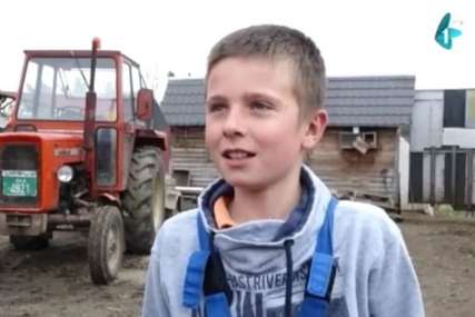 "Ustanem u sedam ujutro i krećem sa poslovima" Nikola ima samo 12 godina, a već četiri se bavi poljoprivredom (VIDEO)